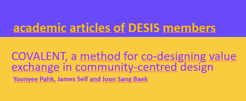 COVALENT, a method for co-designing value exchange in community-centered design